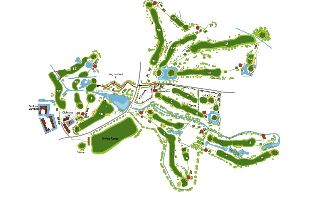 Unser Golfplatz 2020 III – Übersicht und Bahn 2