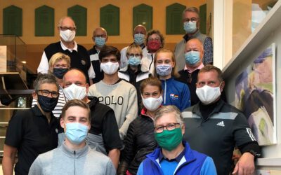 Einheitsvierer bei sonnigem Wetter