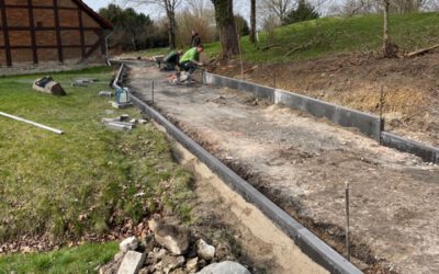 Weg-Sanierung zur Driving-Range