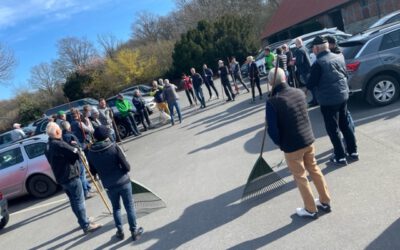 Aufräumaktion auf dem Golfplatz